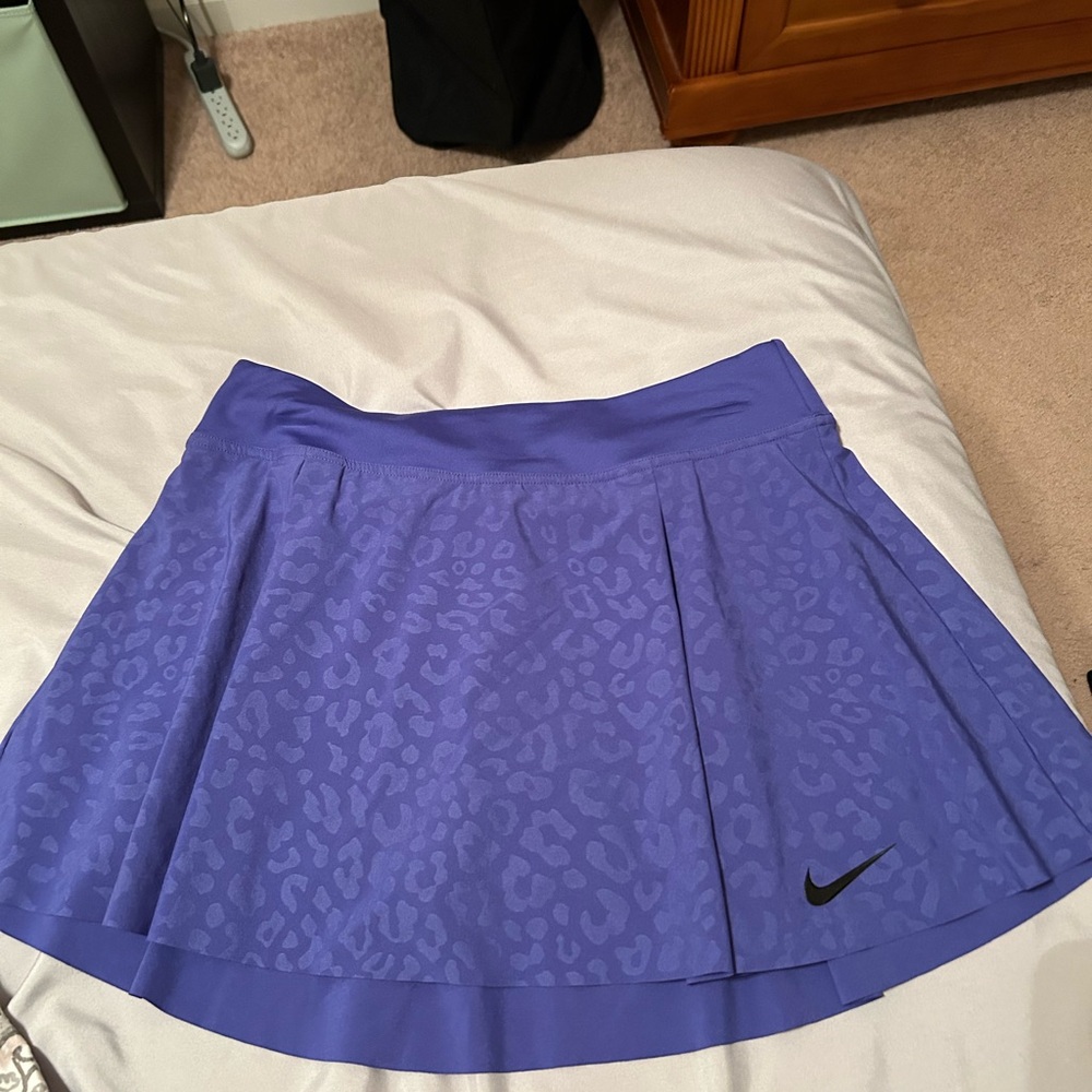 Nike purple cheetah print tennis skirt